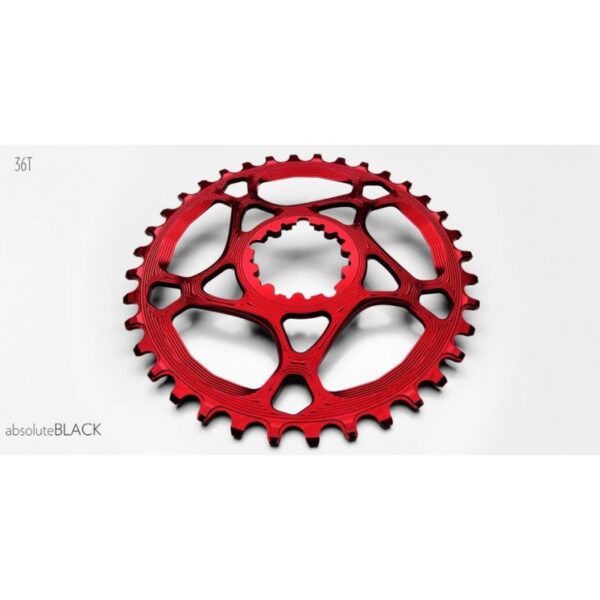 Plato Absolute Black Direct mount GXP Rojo