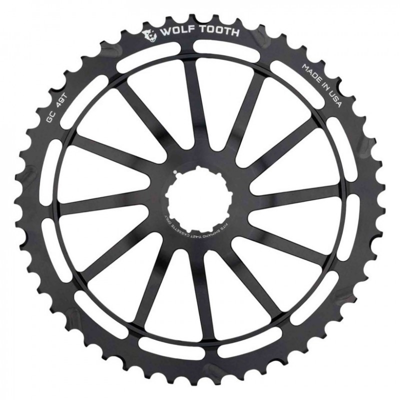 Corona Wolf Tooth Sram-Sunrace 49 Negro