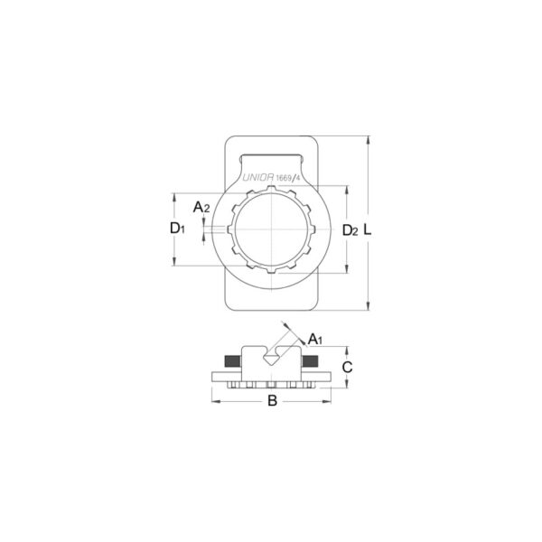 Llave de radios Unior