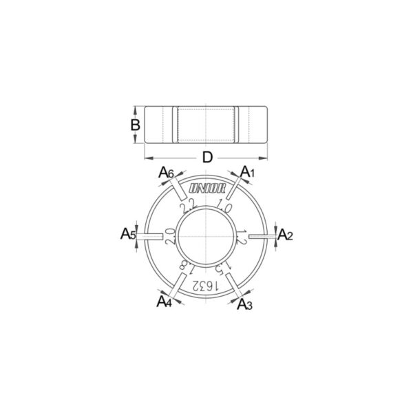 Llave de Radios Planos Unior