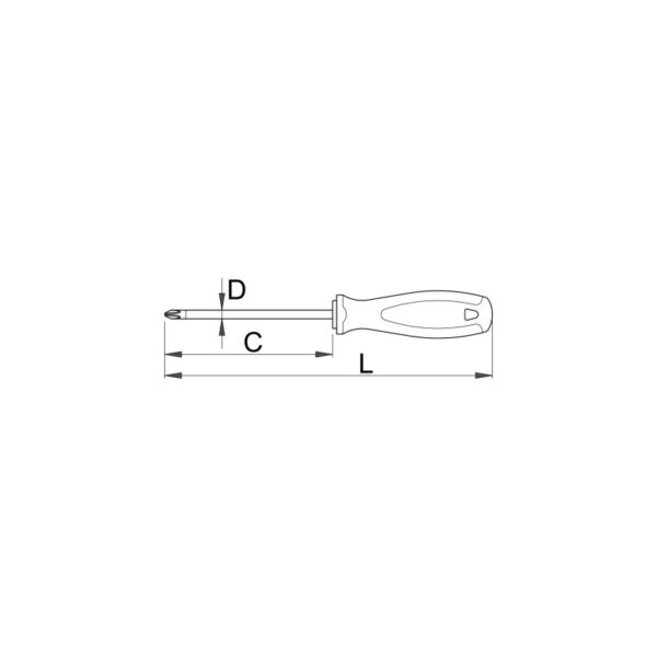 Destornillador Estrella 0x60 Unior