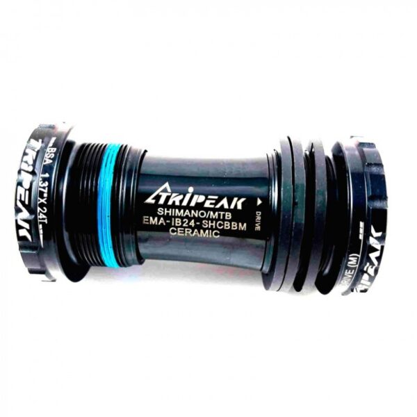 Cazoletas de pedalier Tripeak BSA Shimano HT II Ceramic Negro