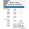 Dirección Wolf Tooth Int. Sup. ZS44/28.6 6mm Negro
