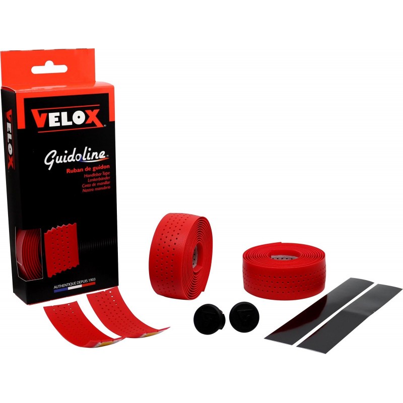 Cinta Manillar Velox Soft Micro Perforada Rojo