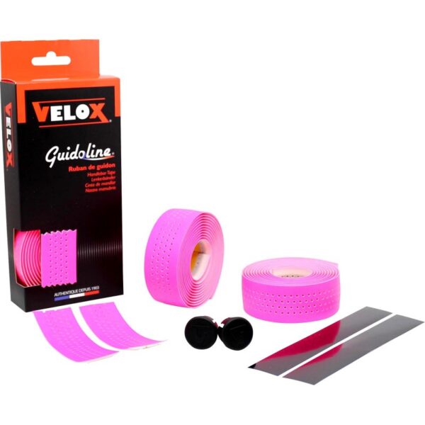 Cinta Manillar Velox Soft Micro Perforada Rosa Fluor