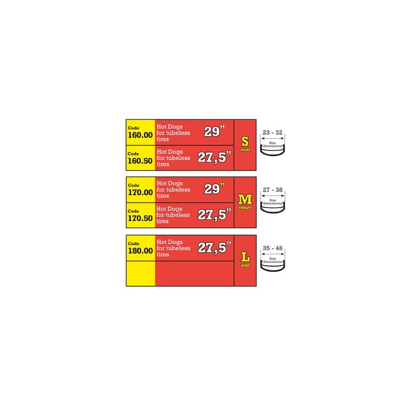 mousse roto hot dog 27.5" 35 48mm (2 unid) Mousse Roto Hot Dog 27.5" 35-48mm (2 unid)