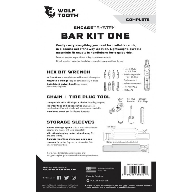 multiherramienta wolf tooth encase bar kit one Multiherramienta Wolf Tooth Encase Bar Kit One