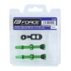 Kit de Valvulas Force para tubeless 44m Verde