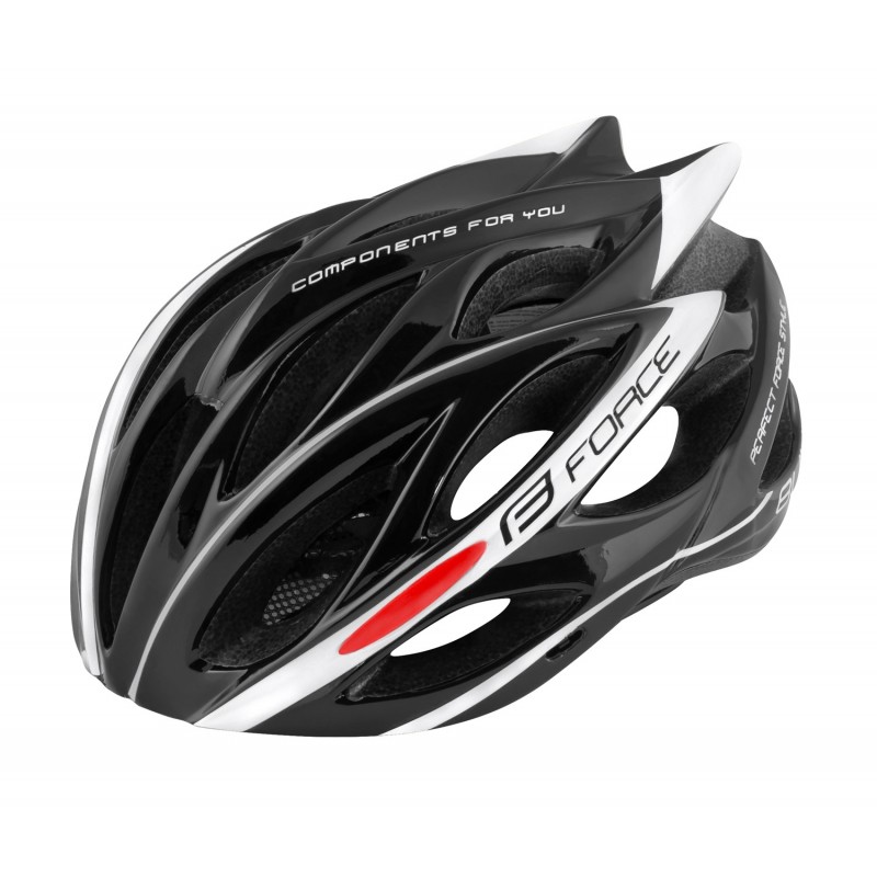 Casco Force Bull Negro-Blanco S-M