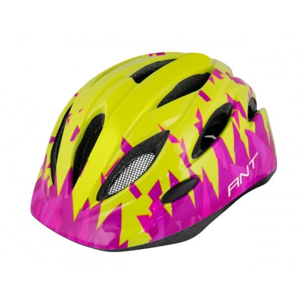 Casco Infantil Force ANT Amarillo-Rosa XS-S