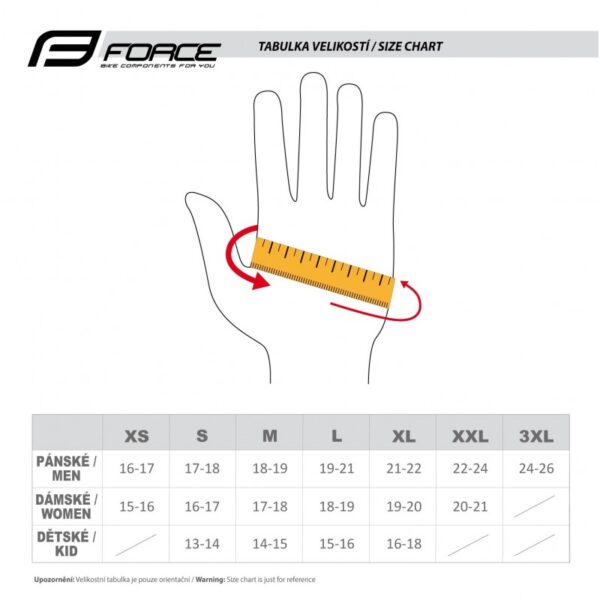 Guante Force Angle Amarillo-Azul