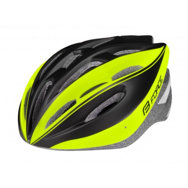 Casco Force Tery NEgro-Amarillo S-M