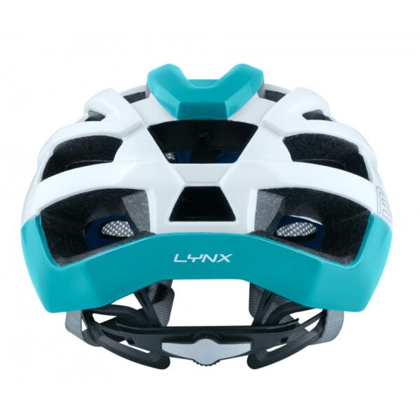 Casco Force Lynx Blanco-Turquesa S-M