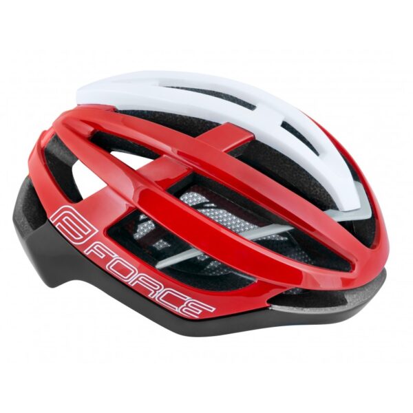 Casco Force Lynx Blanco-Rojo-Negro S-M