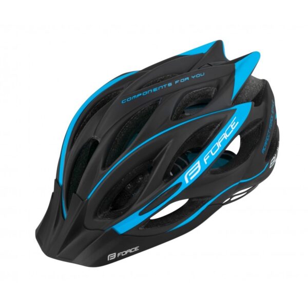 Casco Force Bull Negro-Azul L-XL