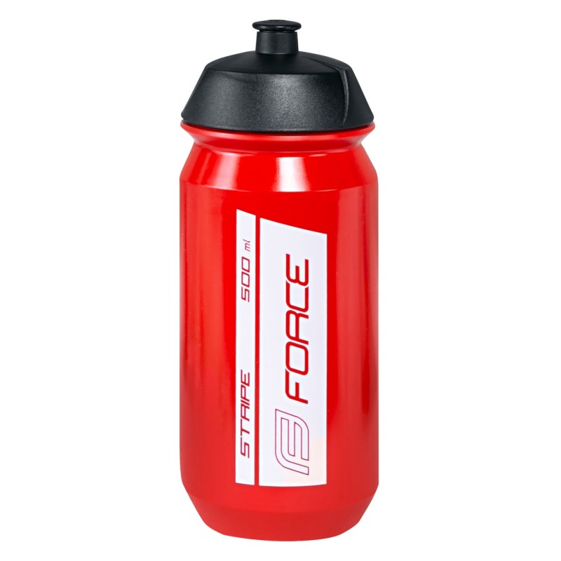 Bidon Force Stripe Rojo-Blanco 500ml