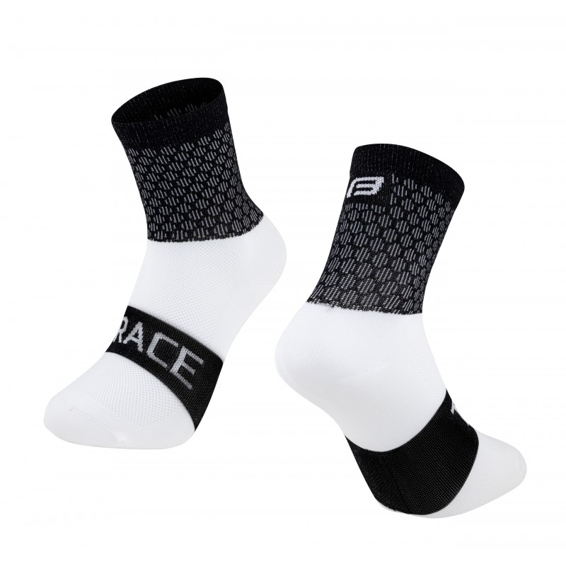 Calcetines Force Trace Negro-Blanco L-XL