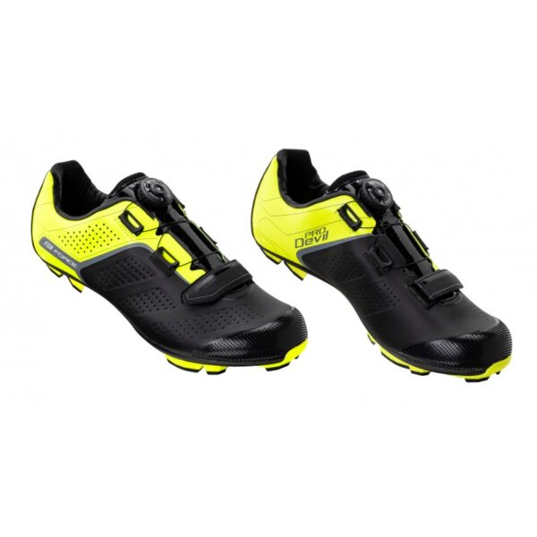 Zapatillas Force Devil Carbono Negro-Amarillo