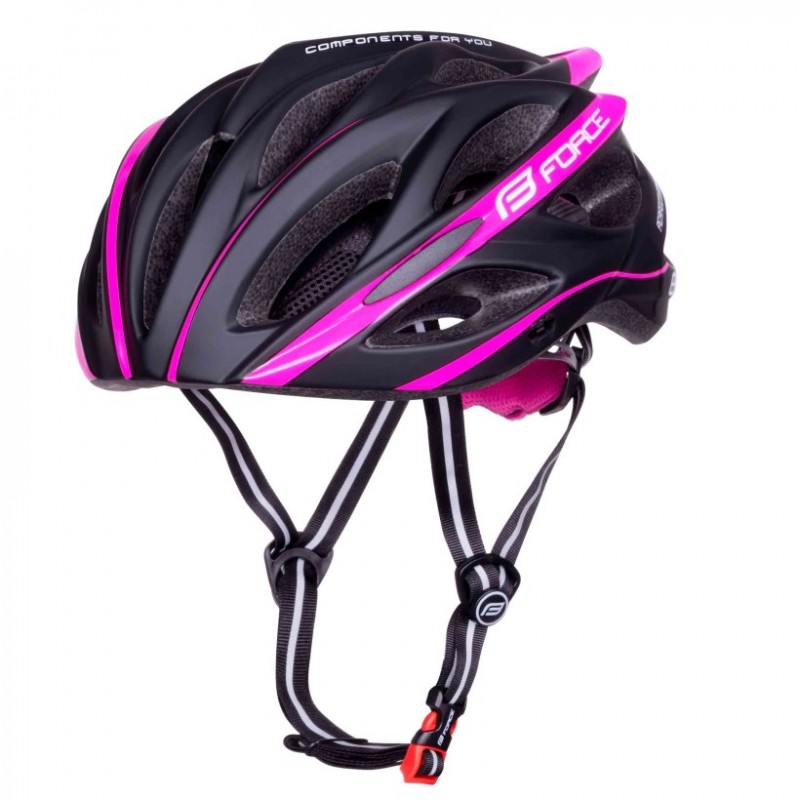 Casco Force Bull Negro-Rosa S-M