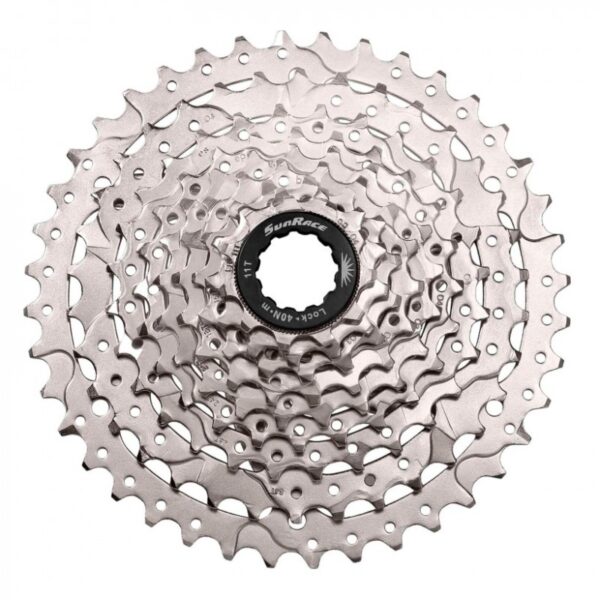 Cassette Sunrace CSM980 11-40 Plata 9V