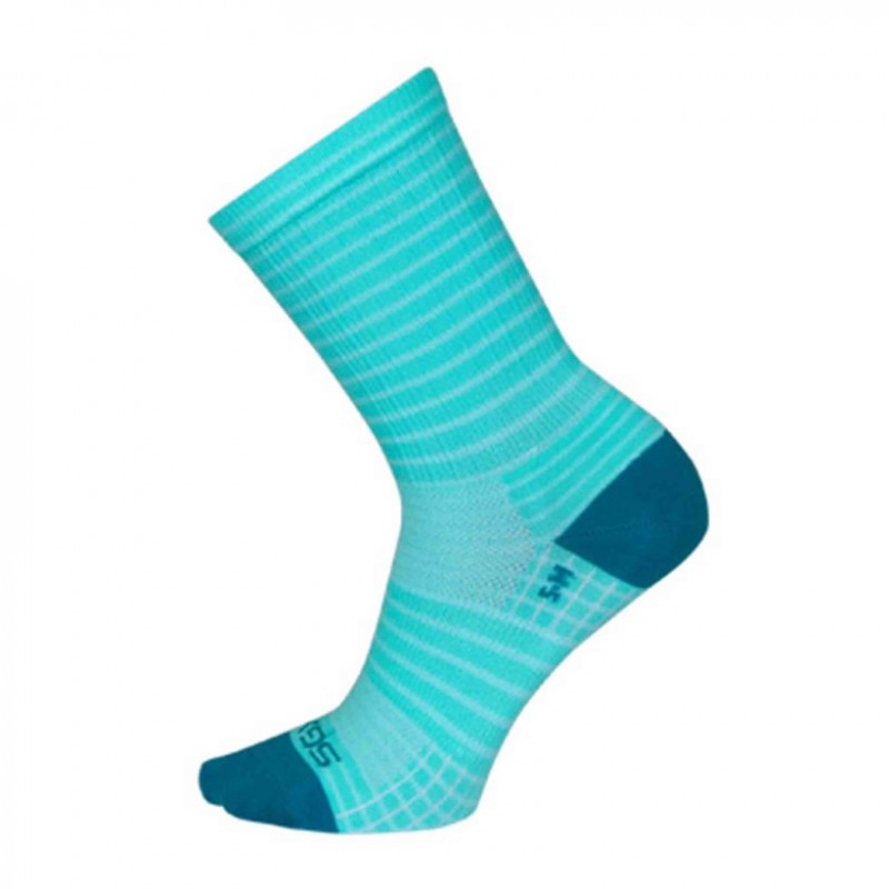 calcetines sockguy sgx 6" aqua stripes Calcetines SockGuy SGX 6" Aqua Stripes