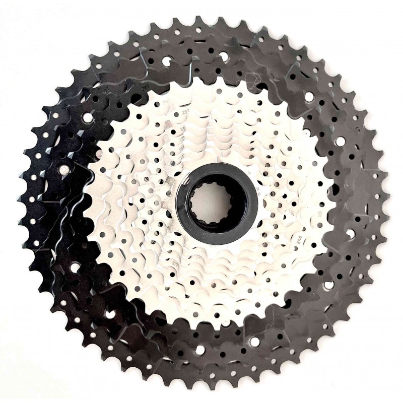 Cassette SunRace MZ603 11-51 Plata Negro 12V