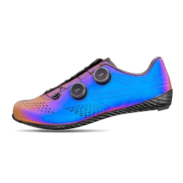 Zapatilla Supacaz Kazze Carbon Road Shoe Oil Slick Reflective