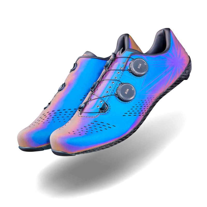 zapatilla supacaz kazze carbon road shoe oil slick reflective Zapatilla Supacaz Kazze Carbon Road Shoe Oil Slick Reflective