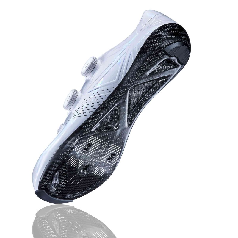 zapatilla supacaz kazze carbon road shoe white holo Zapatilla Supacaz Kazze Carbon Road Shoe White Holo