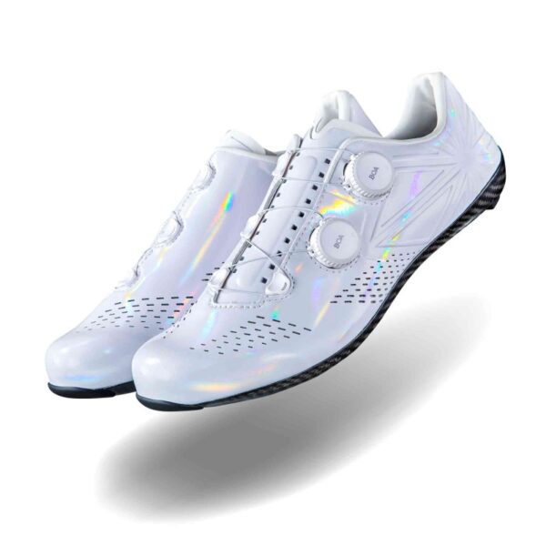 Zapatilla Supacaz Kazze Carbon Road Shoe White Holo