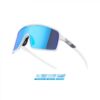 Gafas Force Static Blanca Lente Azul Espejo