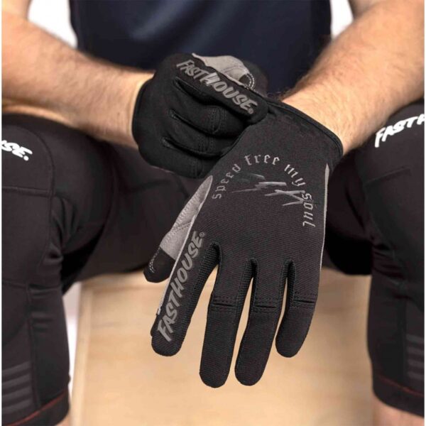 Guantes Fasthouse Speed Menace Negro