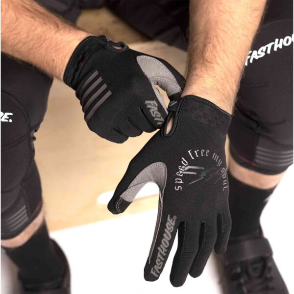 Guantes Fasthouse Speed Menace Negro