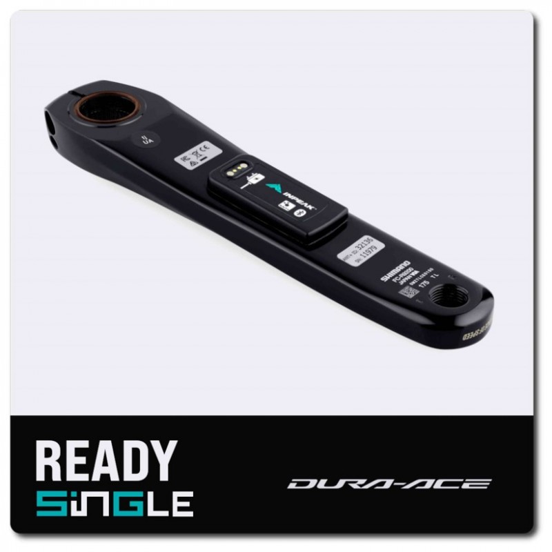 biela dura ace r9200 con potenciómetro y batería inpeak Biela DURA-ACE R9200 con potenciómetro y batería Inpeak